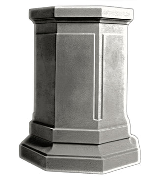 Eight Sided Pedestal Statue - 30-inch