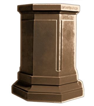 Eight Sided Pedestal Statue - 30-inch