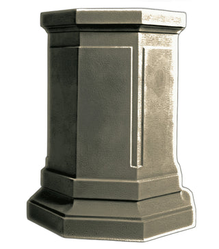Eight Sided Pedestal Statue - 30-inch