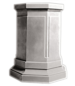 Eight Sided Pedestal Statue - 30-inch