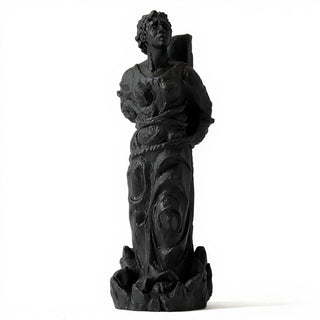 Saint Joan of Arc at the Stake Statue - 13-inch — Dusted Black finish