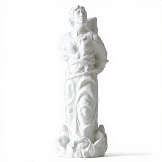 Saint Joan of Arc at the Stake Statue - 13-inch — Flat White finish