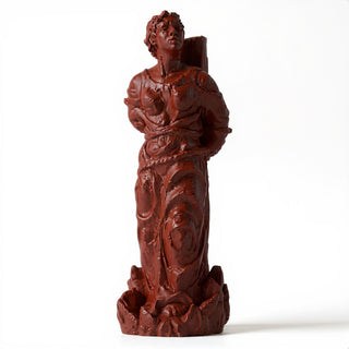 Saint Joan of Arc at the Stake Statue - 13-inch — Rust finish