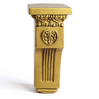 Franklin Bracket Wall Bracket - 12-inch — Antique Gold finish