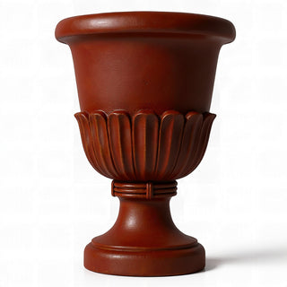 Benjamin Urn Planter - 18-inch — Rust finish