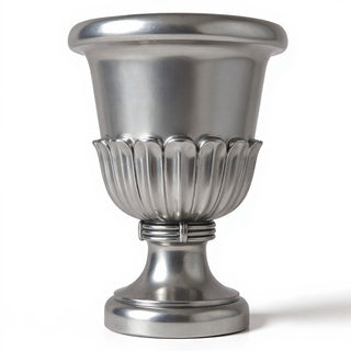 Benjamin Urn Planter - 18-inch — Silver finish