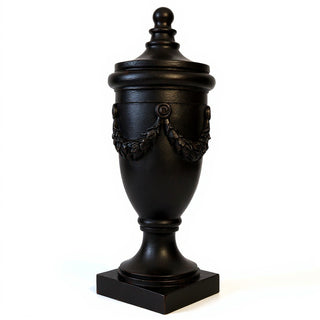 San Marino Finial with Lid - 32-inch — Iron finish