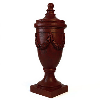 San Marino Finial with Lid - 32-inch — Rust finish