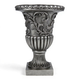 Inspiration Urn Planter - 30-inch — Aged Silver finish