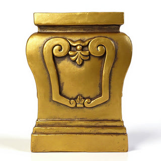 Fallon Pedestal - 14-inch — Antique Gold finish