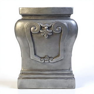 Fallon Pedestal - 14-inch — Aged Silver finish