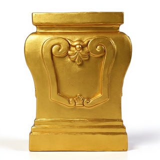 Fallon Pedestal - 14-inch — Deep Gold finish