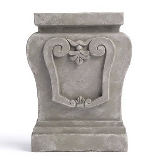 Fallon Pedestal - 14-inch — Limestone finish