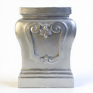 Fallon Pedestal - 14-inch — Silver finish
