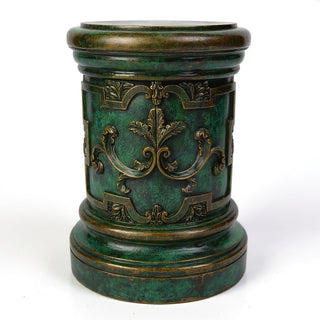 Consetta Pedestal - 22-inch — Green Bronze finish