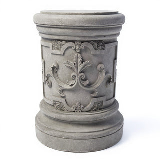Consetta Pedestal - 22-inch — Limestone finish