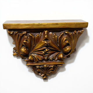 Horizontal Leaf Bracket Wall Bracket — Bronze finish