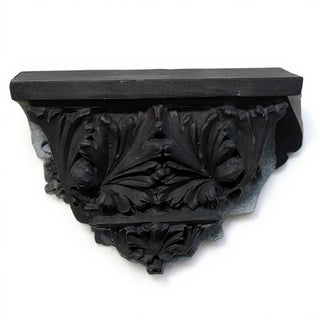 Horizontal Leaf Bracket Wall Bracket — Dusted Black finish