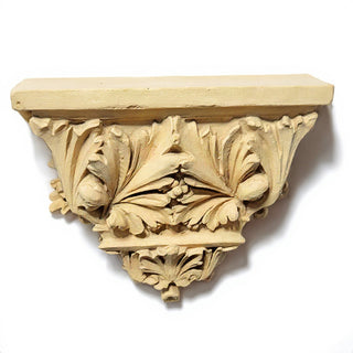 Horizontal Leaf Bracket Wall Bracket — Dusted Sand finish