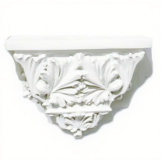 Horizontal Leaf Bracket Wall Bracket — Flat White finish