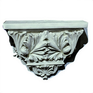 Horizontal Leaf Bracket Wall Bracket — Mossy Green finish