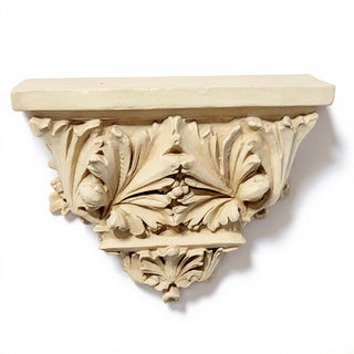 Horizontal Leaf Bracket Wall Bracket — Museum Terracotta finish