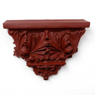 Horizontal Leaf Bracket Wall Bracket — Rust finish