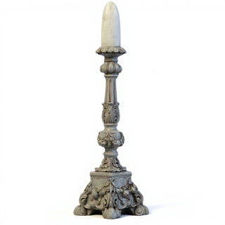 Astaire Candleholder - 22-inch — Antique Stone finish