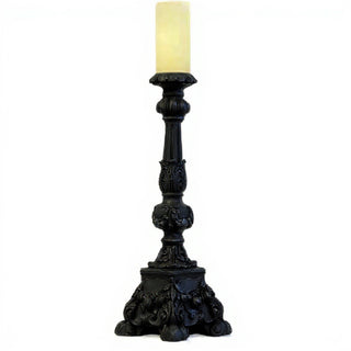 Astaire Candleholder - 22-inch — Dusted Black finish