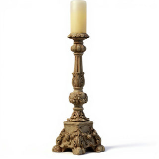 Astaire Candleholder - 22-inch — Gothic Stone finish