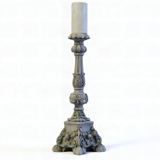 Astaire Candleholder - 22-inch — Old Stone finish