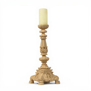 Baroque Candle Holder Candleholder - 20-inch — Dusted Sand finish