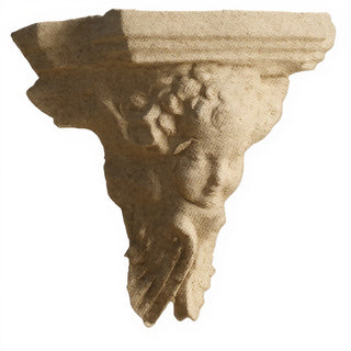 Angel Face Bracket, Small Wall Bracket - 7-inch — Dusted Sand finish