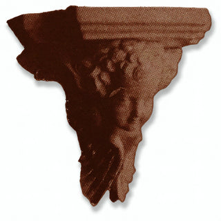 Angel Face Bracket, Small Wall Bracket - 7-inch — Rust finish