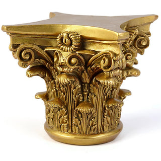 Corinthian Capital — Antique Gold finish
