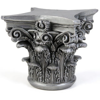 Corinthian Capital — Aged Silver finish