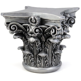 Corinthian Capital — Antique Silver finish