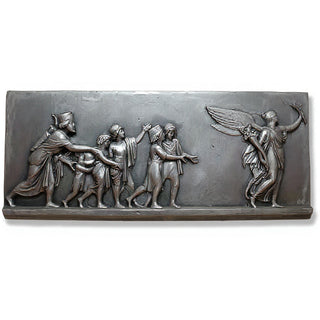 Angel of Peace Frieze — Aged Silver finish