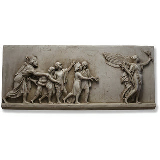 Angel of Peace Frieze — Antique Stone finish