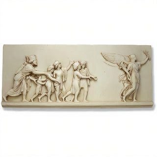 Angel of Peace Frieze — Antique White finish
