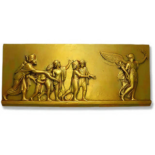 Angel of Peace Frieze — Deep Gold finish