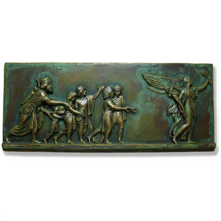 Angel of Peace Frieze — Green Bronze finish