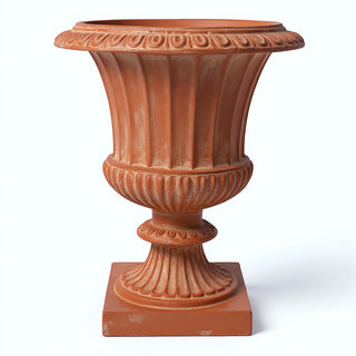 Fluted Urn Planter - 29-inch — Metro finish