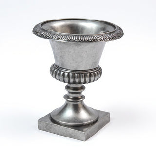 Smooth Urn Planter - 23.5-inch — Antique Silver finish