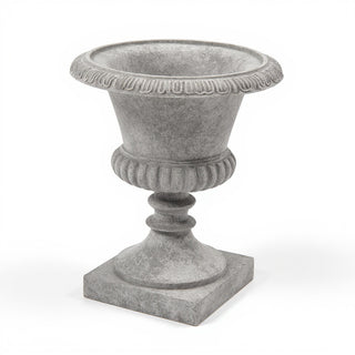 Smooth Urn Planter - 23.5-inch — Limestone finish
