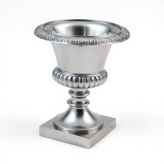 Smooth Urn Planter - 23.5-inch — Silver finish