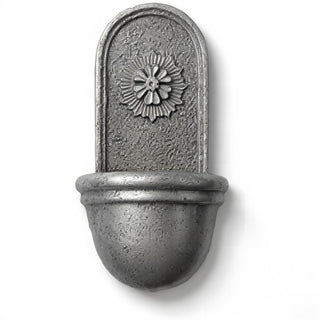 Starburst Planter - 28-inch — Antique Silver finish