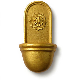 Starburst Planter - 28-inch — Deep Gold finish