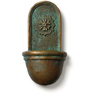 Starburst Planter - 28-inch — Green Bronze finish