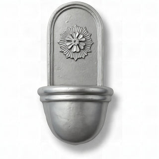 Starburst Planter - 28-inch — Silver finish